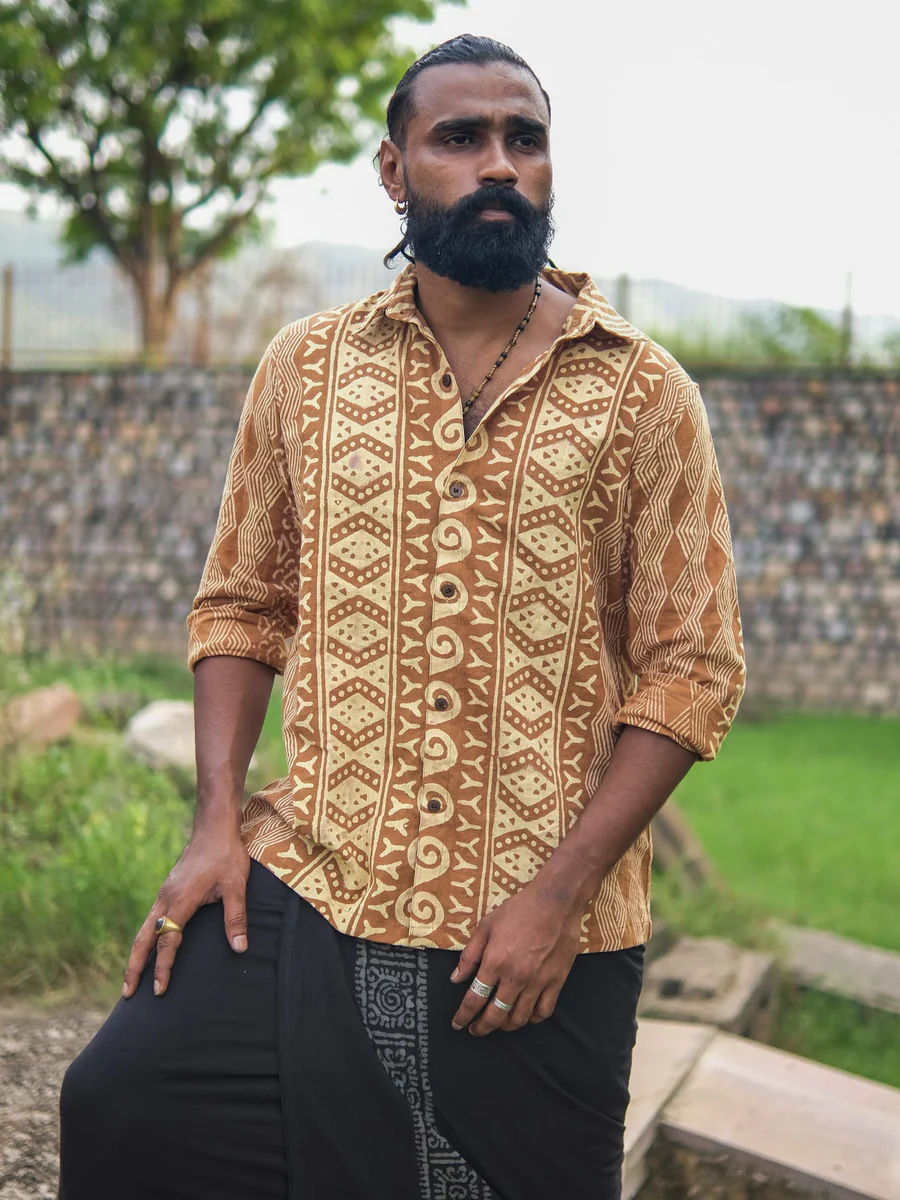 Milinda Tribal Shirt – Handblock Printed Cotton Boho Wear